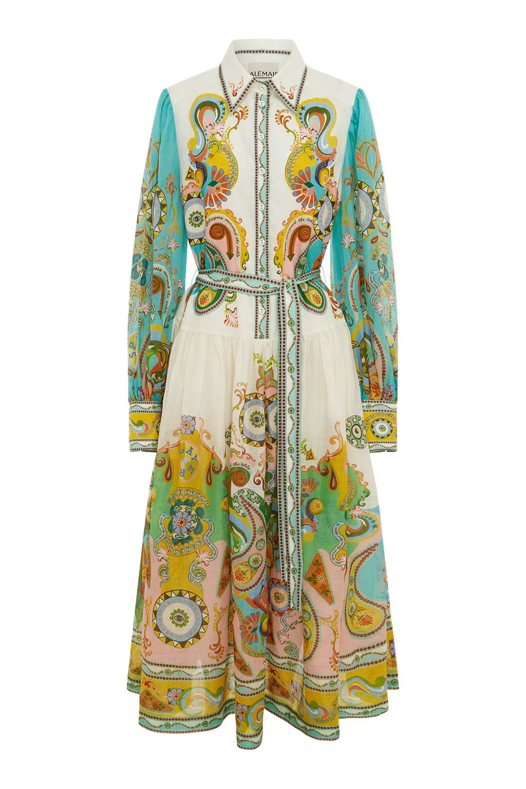 Alemais Pinball Shirtdress Multi Size 14 for rent on The Volte - main image