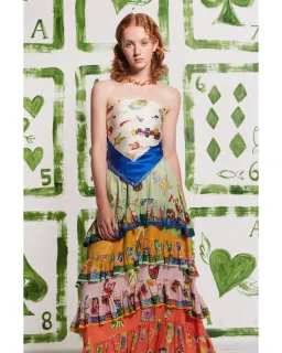 Alemais Players Tiered Skirt Multi Size AU 16 for rent on The Volte - image 3