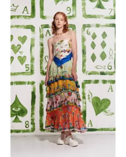 Alemais Players Tiered Skirt Multi Size AU 16 for rent on The Volte - image 1