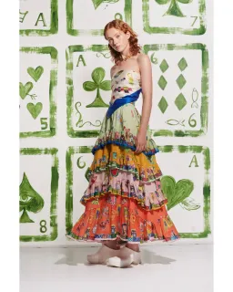 Alemais Players Tiered Skirt Multi Size AU 16 for rent on The Volte - image 2