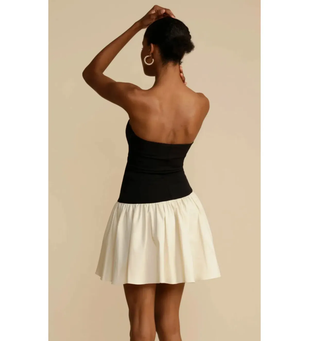 Arcina Ori Celine Dress Black / White Size 6 - Image 5