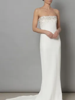 Galia Lahav Eve Slim-fitted Wedding Dress Ivory Size 6 for rent on The Volte - image 4