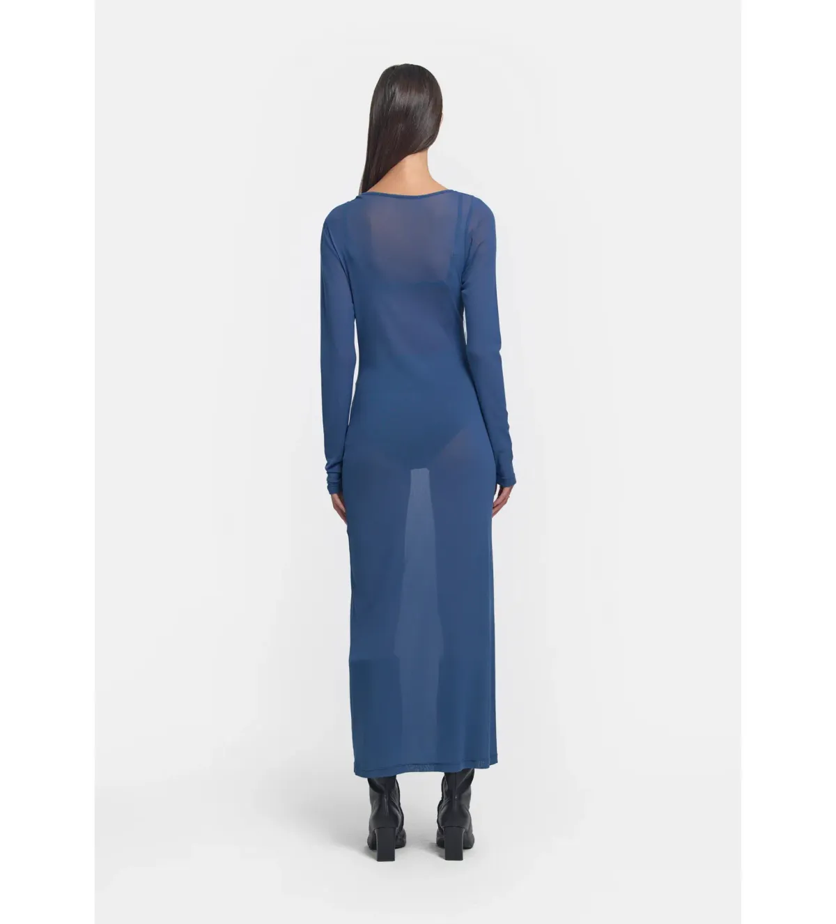 Viktoria and Woods Lovestruck Midi Dress in Blue Size 1/AU 8 - Image 3