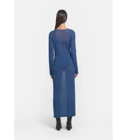 Viktoria and Woods Lovestruck Midi Dress in Blue Size 1/AU 8 for rent on The Volte - image 3