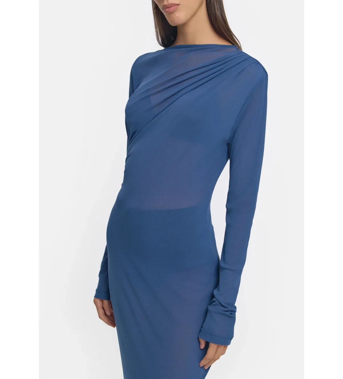 Viktoria and Woods Lovestruck Midi Dress in Blue Size 1/AU 8 - Image 4