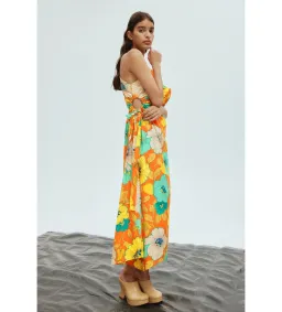 Alemais Piato One Shoulder Midi Dress Multi Floral Size 16 for rent on The Volte - image 2
