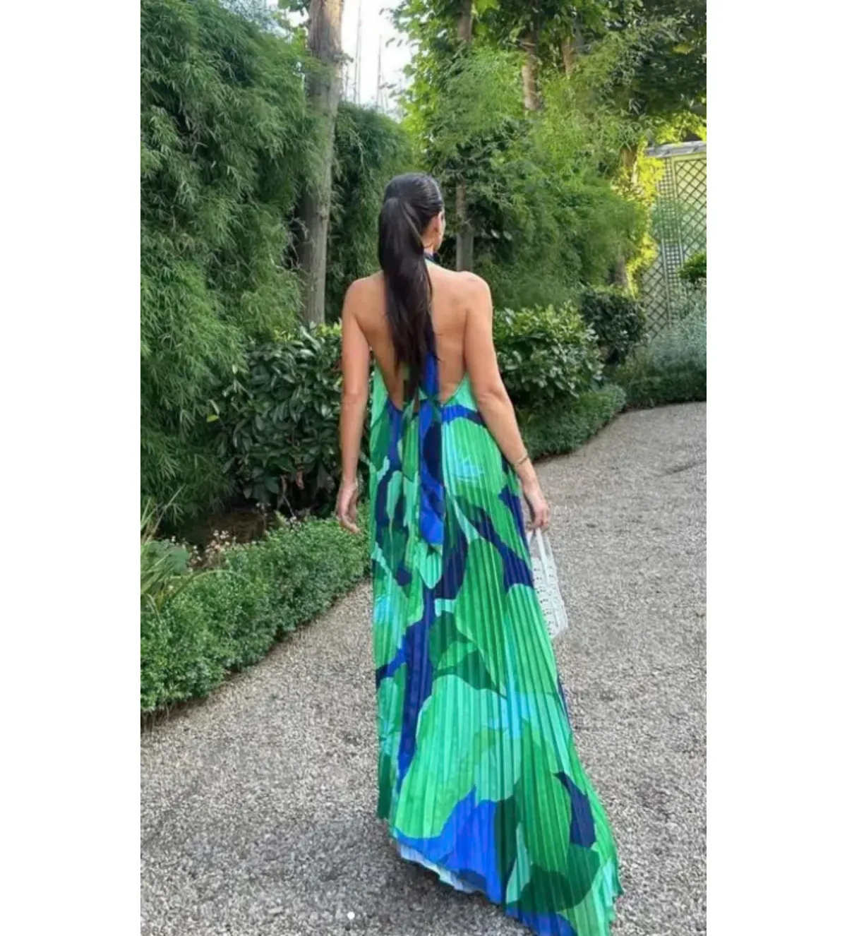 L’Idee Opera Gown Capri Green Size 8 - Image 6
