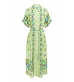 Alemais Velma Shirt Dress Green Size 14 for rent on The Volte - image 4