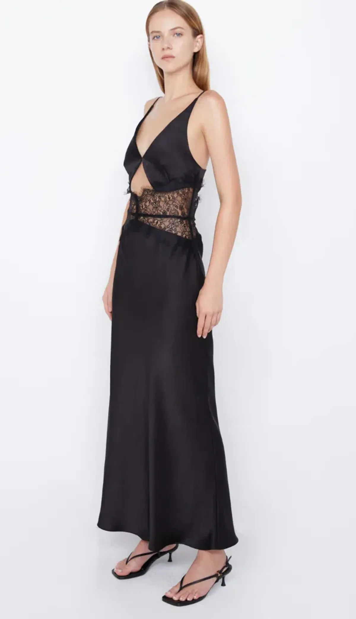 Bec & Bridge Camille Maxi Dress Black Size 8 - Image 3