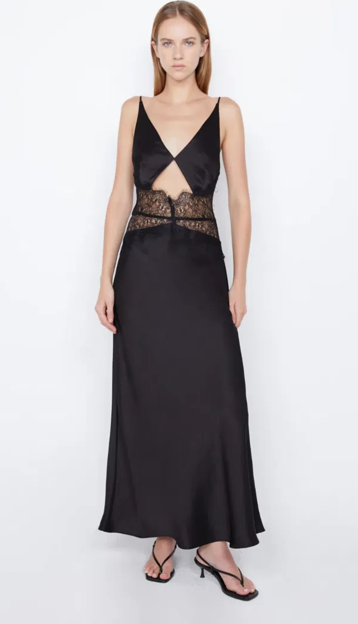 Bec & Bridge Camille Maxi Dress Black Size 8 for rent on The Volte - main image