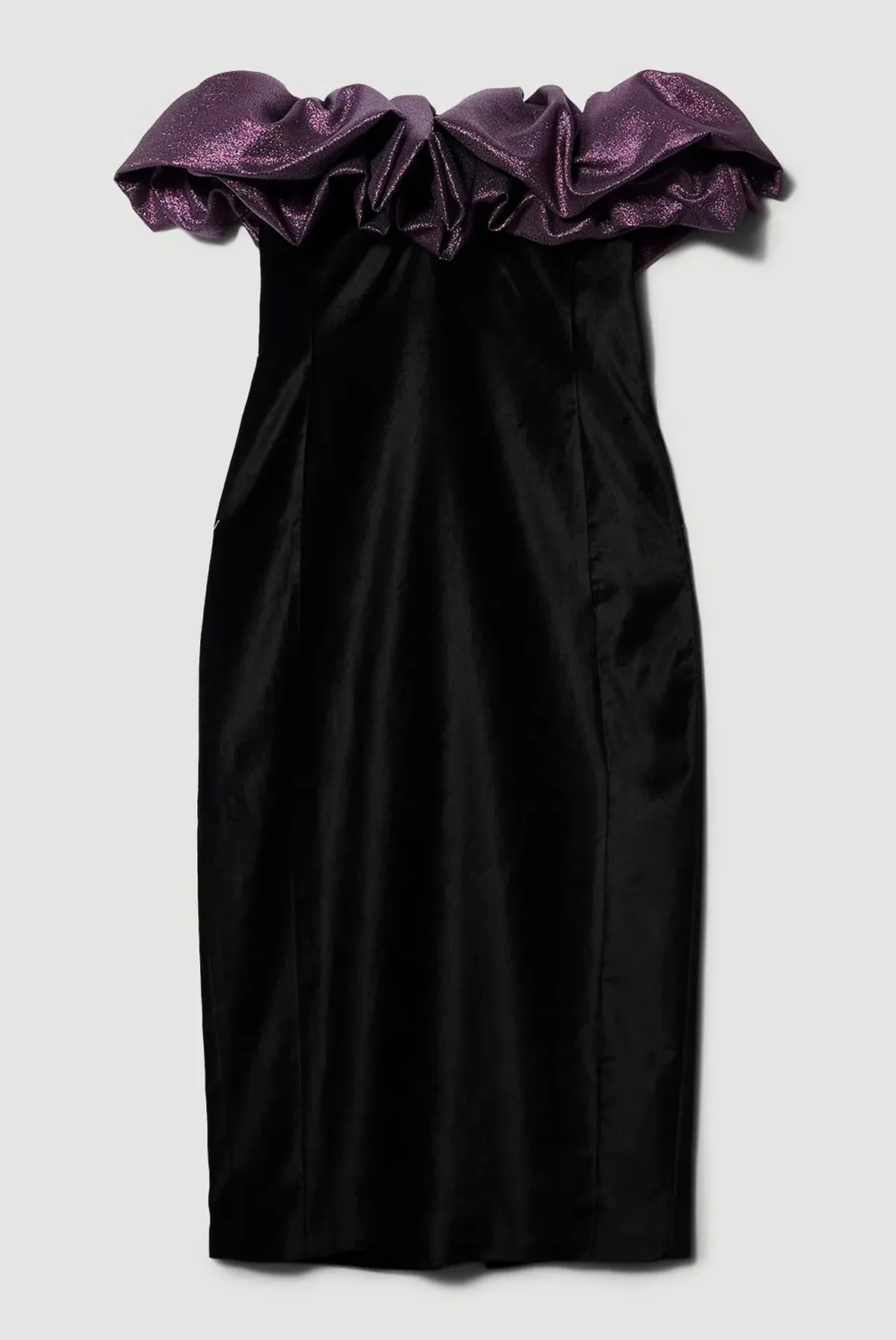 Karen Millen Jacquard Dress Black Size 10 - Image 4