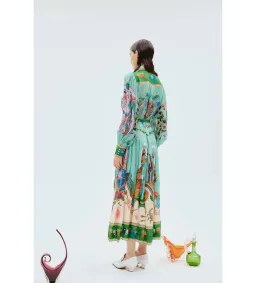 Alemais Evergreen Shirtdress Print Size 16 for rent on The Volte - image 2
