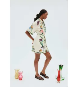 Alemais Meagan Mini Dress Print Size 16 for rent on The Volte - image 3