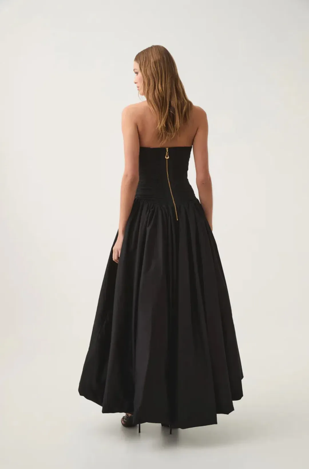 AJE Spatial Maxi Dress Black Size 10 for rent on The Volte - main image