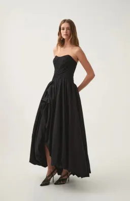 AJE Spatial Maxi Dress Black Size 10 for rent on The Volte - image 2