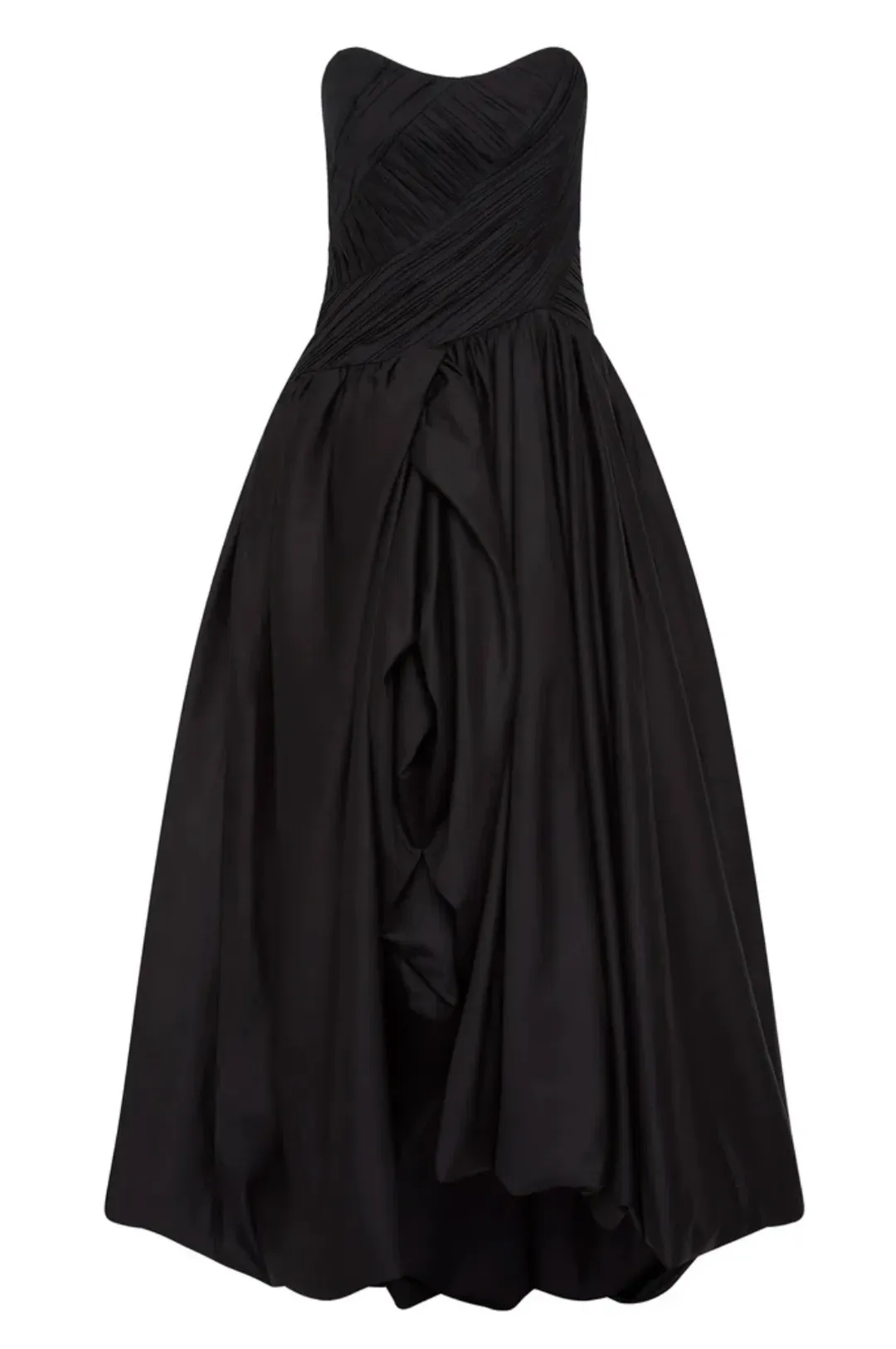 AJE Spatial Maxi Dress Black Size 10 for rent on The Volte - main image