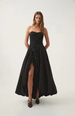 AJE Spatial Maxi Dress Black Size 10 for rent on The Volte - image 4
