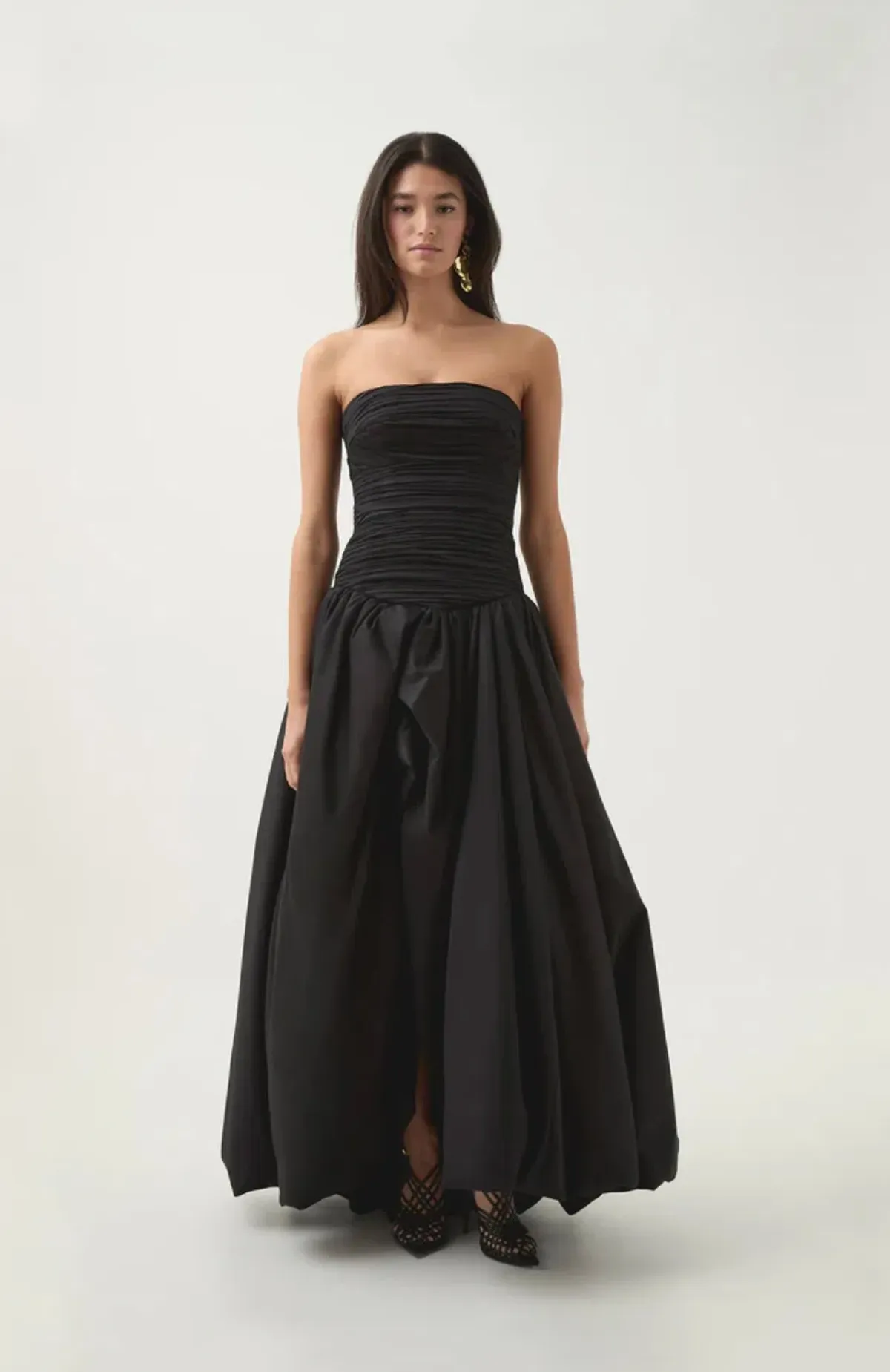 AJE Violette Bubble Hem Maxi Dress AU 8 for rent on The Volte - main image