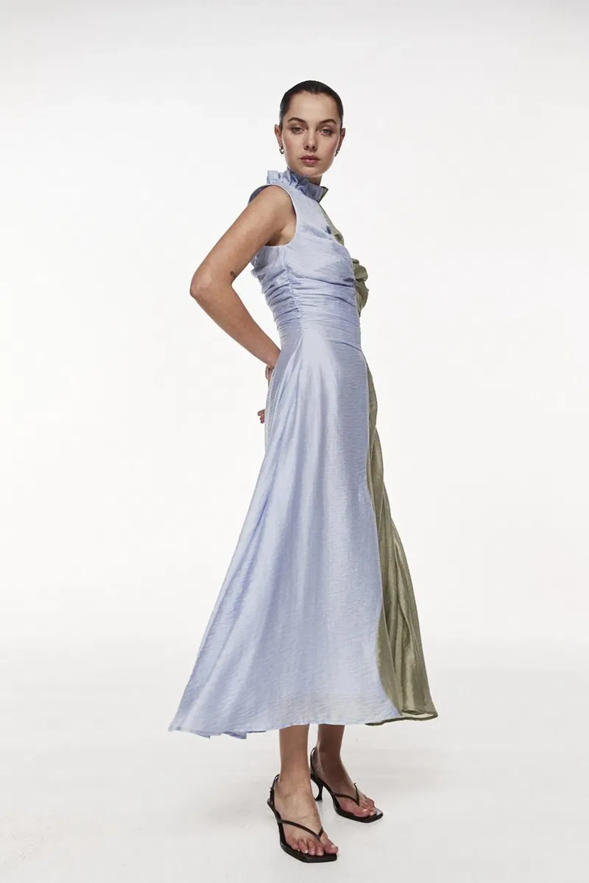 Rachel Gilbert Coda Dress Forest Size 8 for rent on The Volte - main image