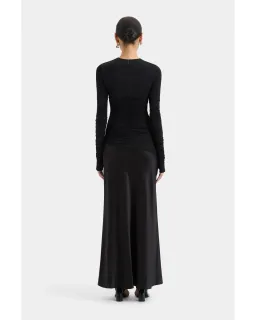 Sir Alessia Draped Gown Black Size 1 / AU 8 for rent on The Volte - image 3