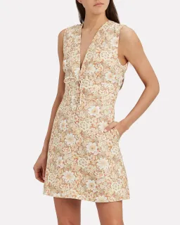 Zimmermann Zippy Lace Mini Dress Floral Size 1/Au 10 for rent on The Volte - image 2