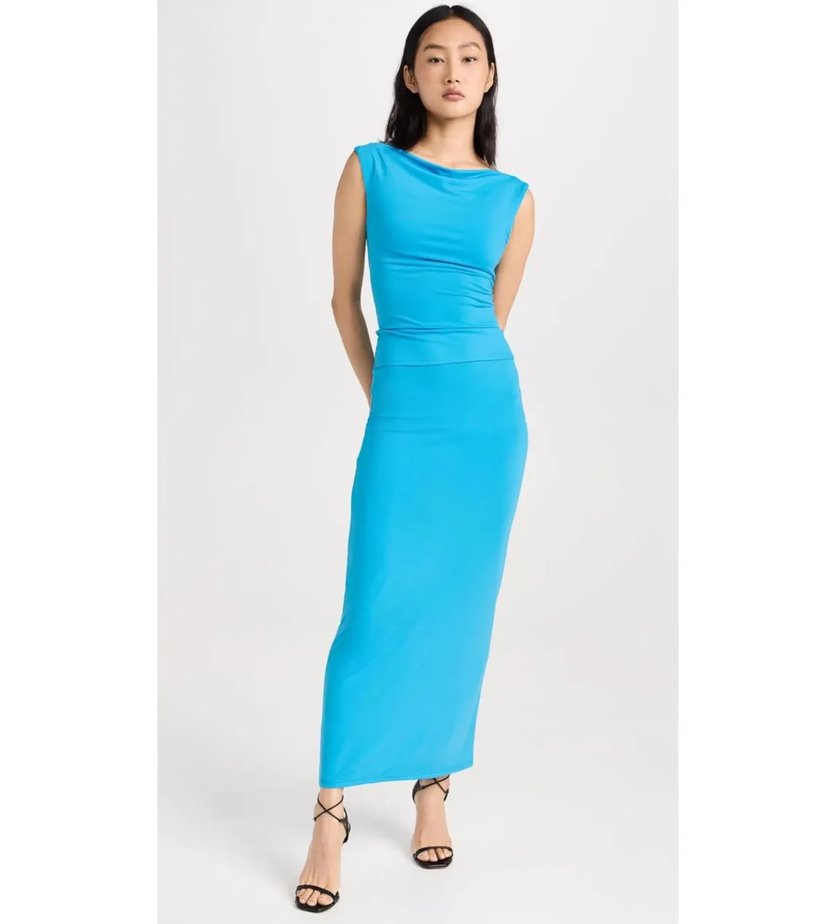 Miaou Lani Top Lani Top and Skirt Set Cerulean Size S/ Au 8 - Image 1