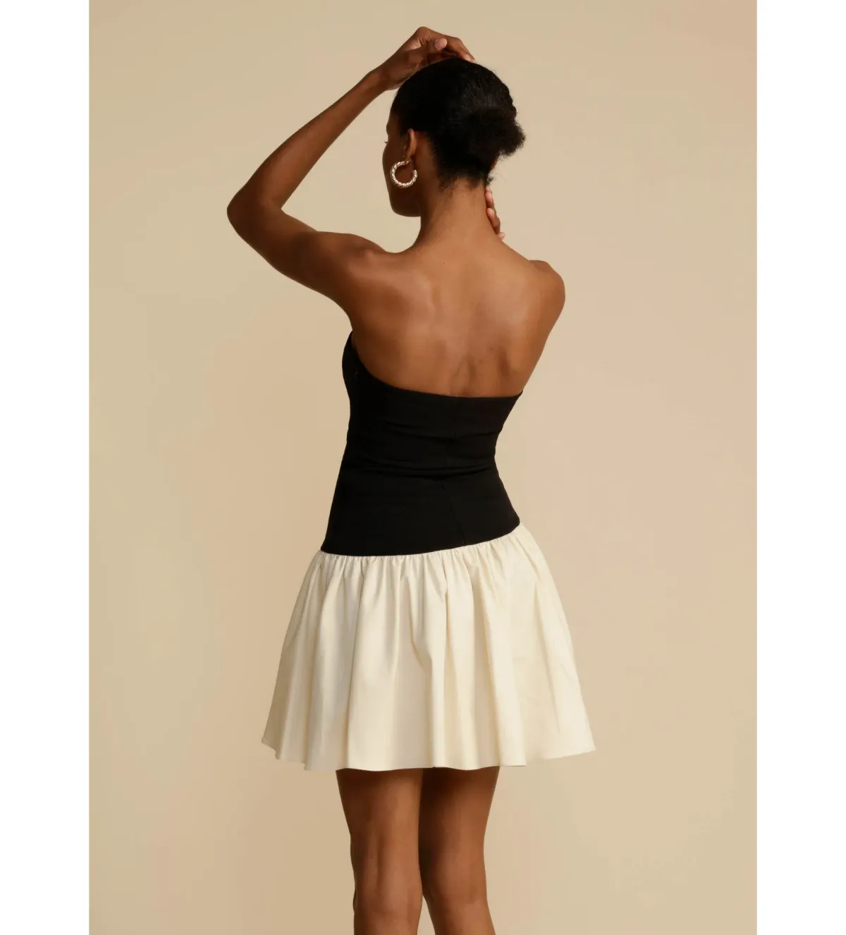 Arcina Ori Celine Mini Dress Black/White Size 10 - Image 2