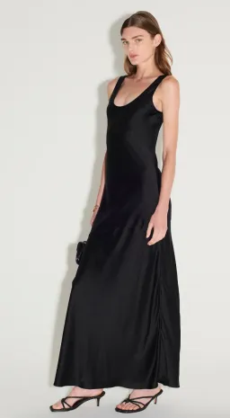 Hansen and Gretel Patricia Bias Cut Dress Black Size 12 for rent on The Volte - image 4