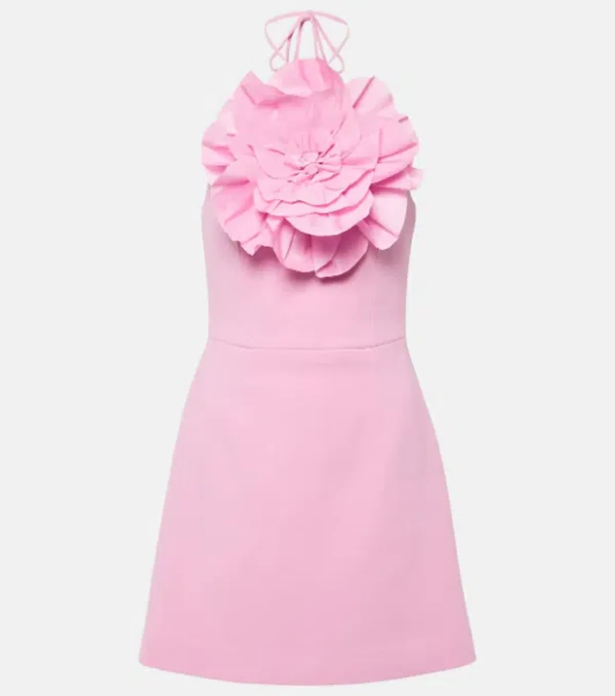 Rebecca Vallance Odetta Halter Mini Dress Pink Size 12 - Image 3