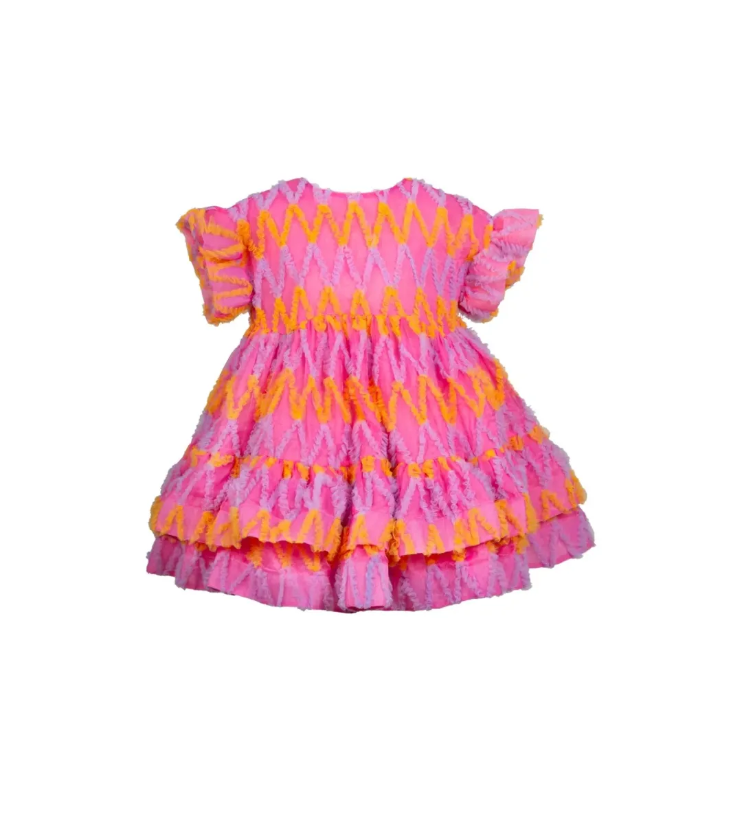 CeliaB Coral Mini Dress Pink Size L/AU 14 for rent on The Volte - main image