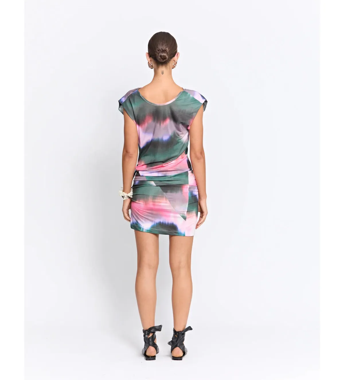 Pfeiffer Calloway Reversible Mini Dress Pink Haze Size 6 - Image 3