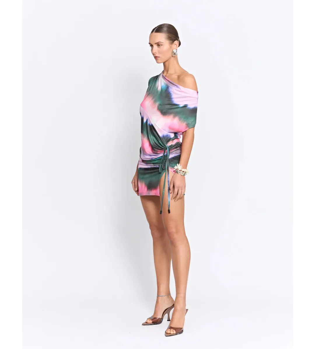 Pfeiffer Calloway Reversible Mini Dress Pink Haze Size 6 for rent on The Volte - main image