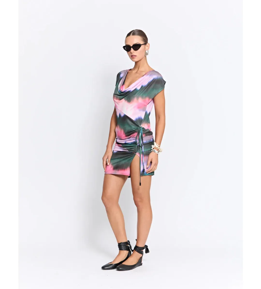 Pfeiffer Calloway Reversible Mini Dress Pink Haze Size 6 for rent on The Volte - main image