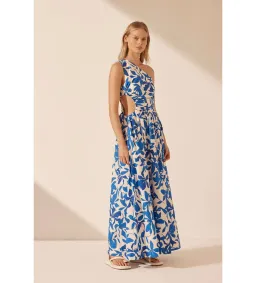 Shona Joy Bleue Asymmetrical Cut Out Maxi Dress Size AU 10 for rent on The Volte - image 2