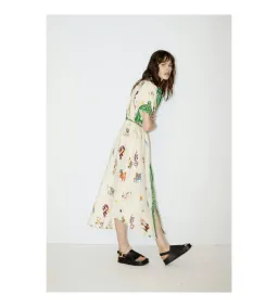 Alemais Seeker Embroidered Midi Shirt Dress Multi Print Size AU 10 for rent on The Volte - image 4