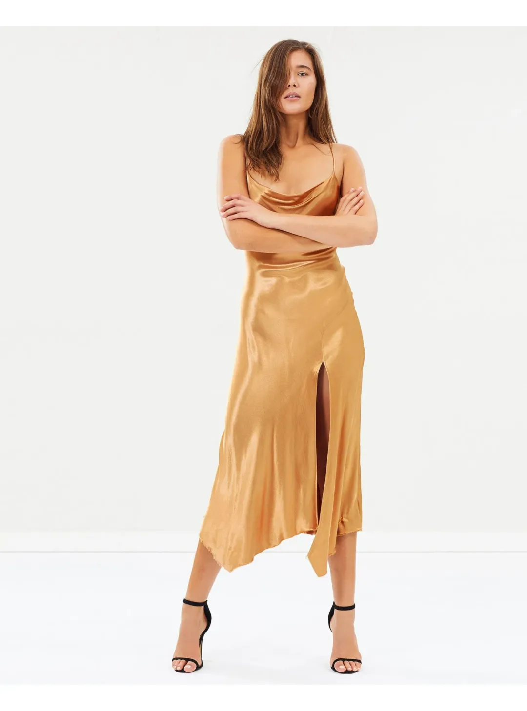 Bec & Bridge Feel The Heat Dress Cinnamon Size AU 8 for rent on The Volte - main image