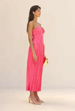 Cult Gaia Ashika Gown Sangria Size AU 8 for rent on The Volte - image 3