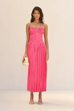 Cult Gaia Ashika Gown Sangria Size AU 8 for rent on The Volte - image 2