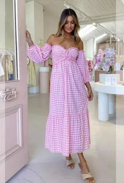 Steele Jacques Dress Pink Size 10 for rent on The Volte - image 2