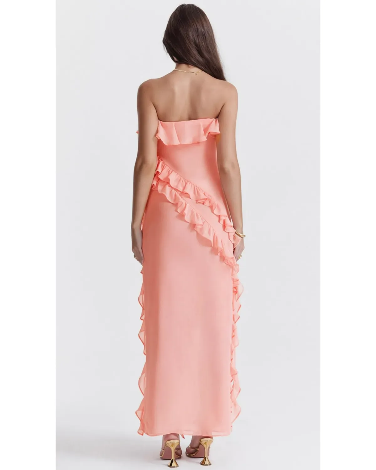 House of CB Sarina Dress Peach Size Small / AU 8 - Image 3