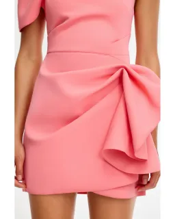 Acler Eddington Mini Dress Pink Rose Size AU 10 for rent on The Volte - image 4