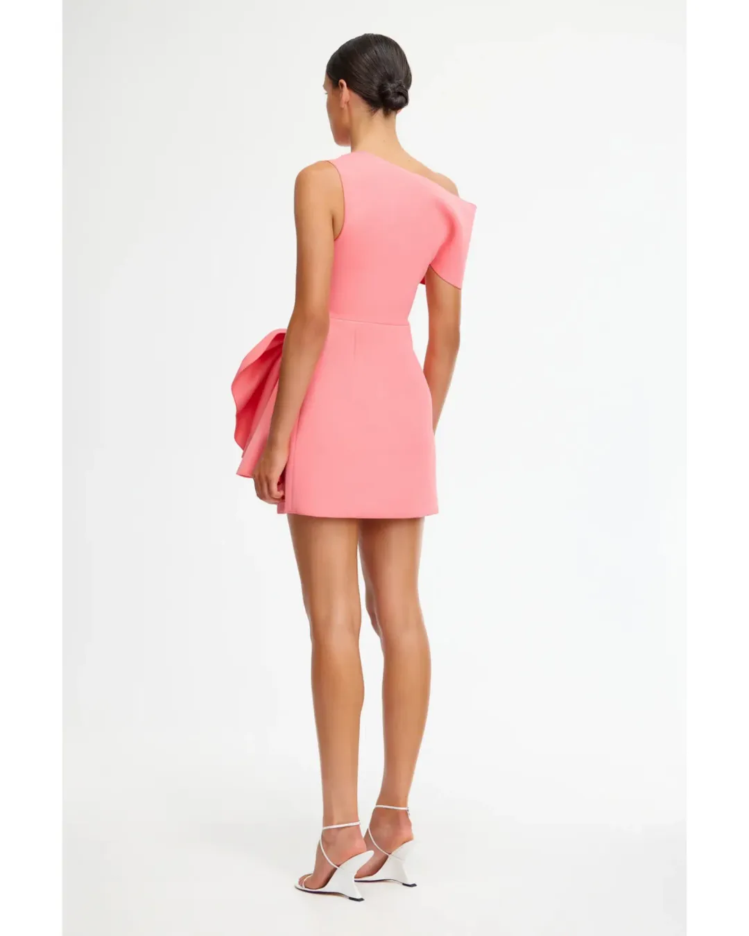 Acler Eddington Mini Dress Pink Rose Size AU 10 for rent on The Volte - main image