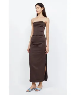 Bec & Bridge Jones Strapless Maxi Dress Cocoa Size AU 10 for rent on The Volte - image 3