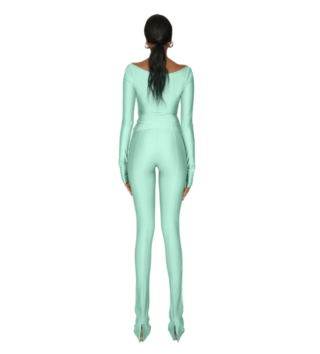 Coucoo Lanai Pant Set Sage Size 10 for rent on The Volte - main image