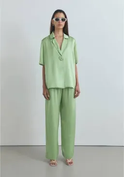 Viktoria and Woods Chorus Shirt & Pilot Pants Set Tarragon Size 1 (AU 8) for rent on The Volte - image 3