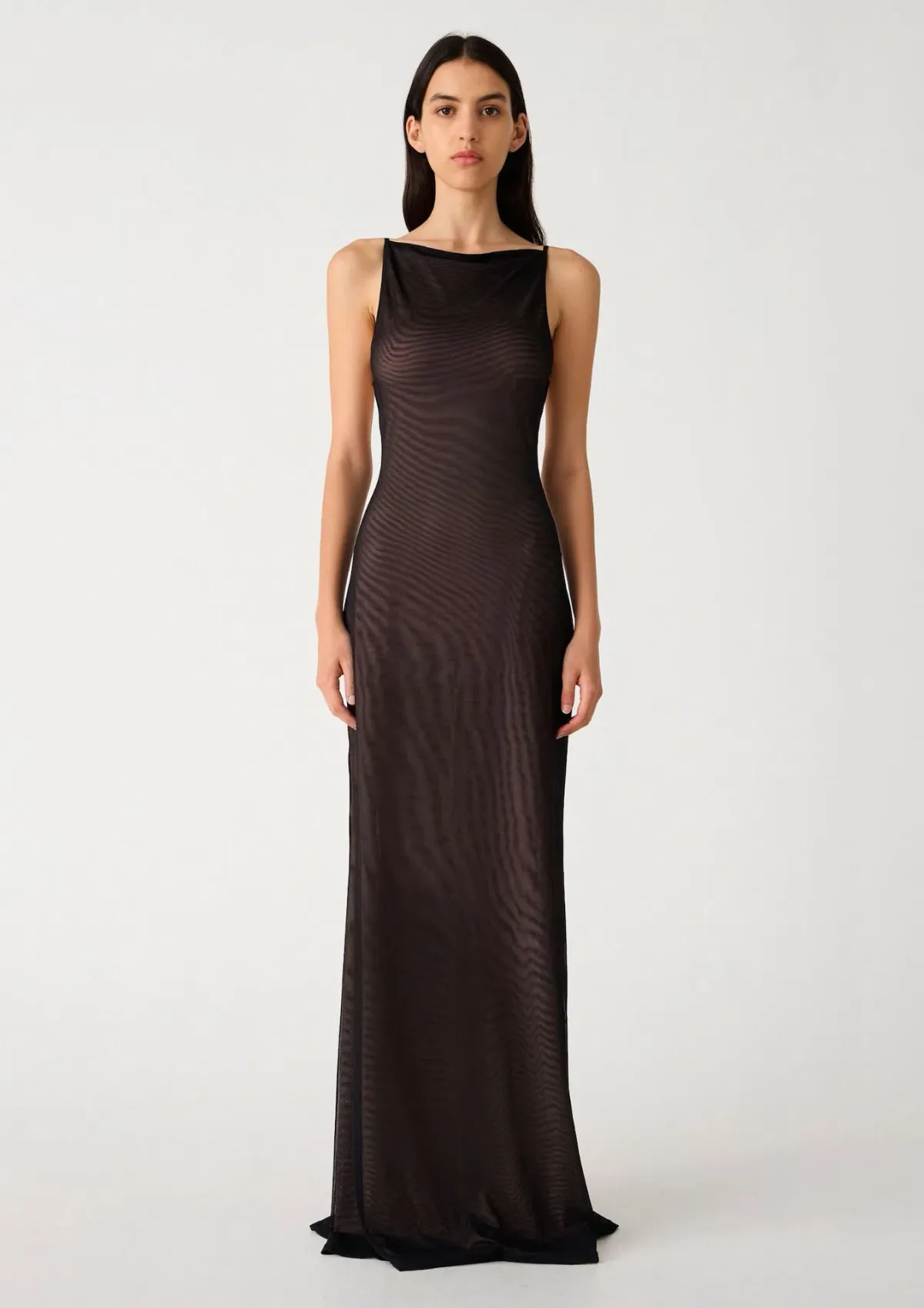 Misha Nina Mesh Dress Black Size 10/M - Image 1