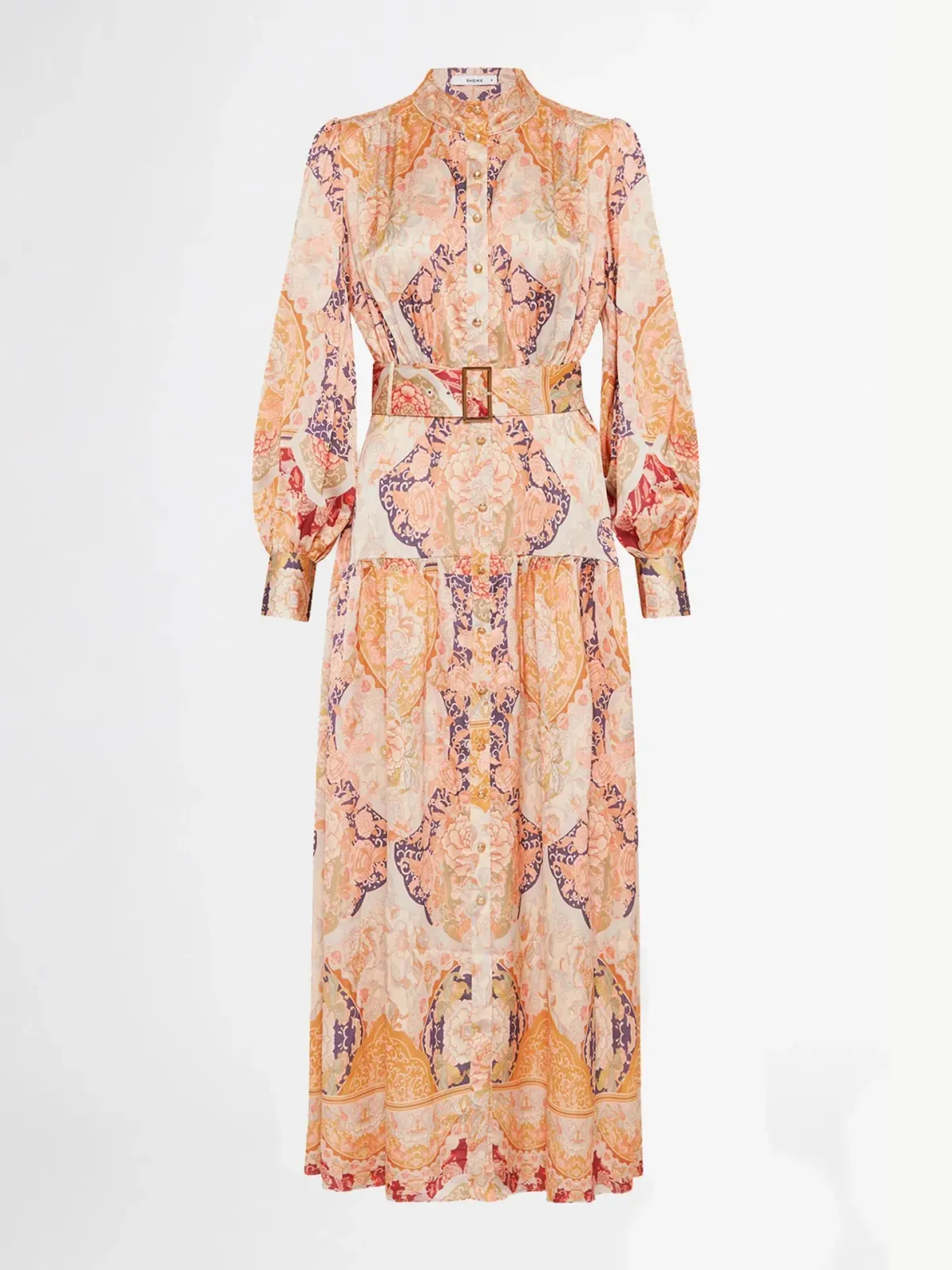 Sheike Ophelia Maxi Dress Print Size 10 - Image 4