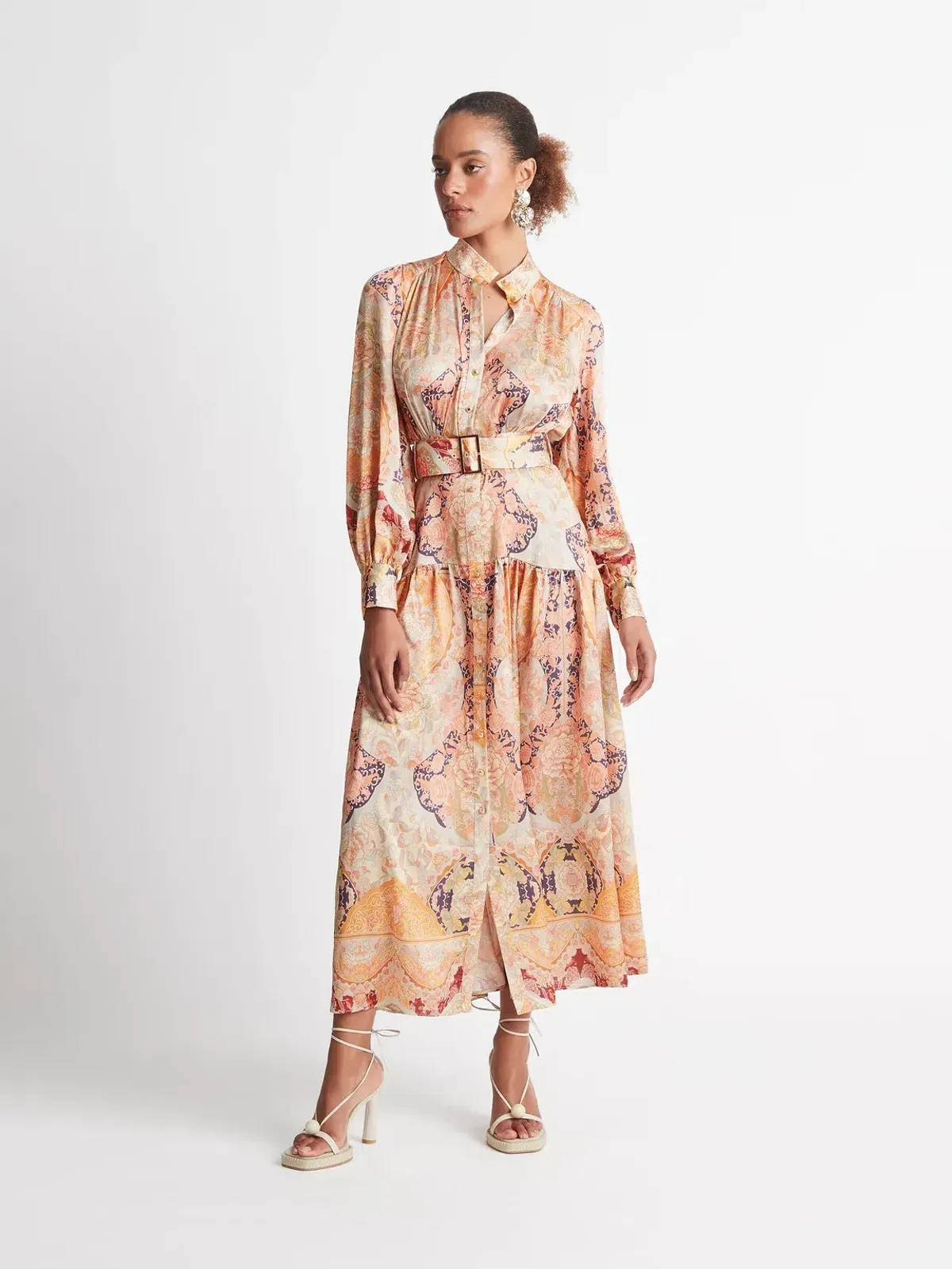 Sheike Ophelia Maxi Dress Print Size 10 - Image 1