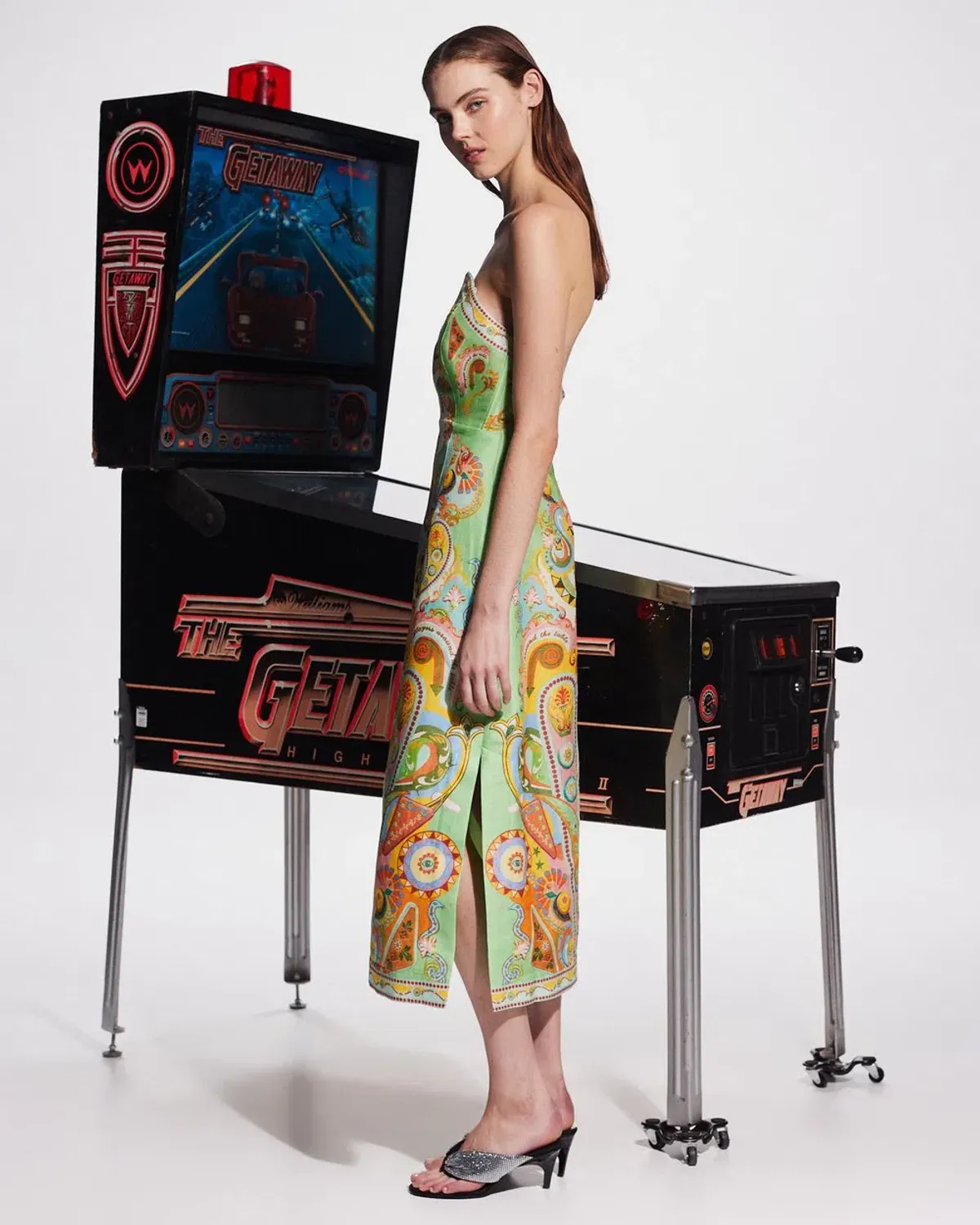 Alemais Pinball Bodice Dress Multi Size AU 12 - Image 3