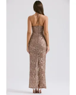 House of CB Giada Dress Rose Gold Size S / AU 8 for rent on The Volte - image 4